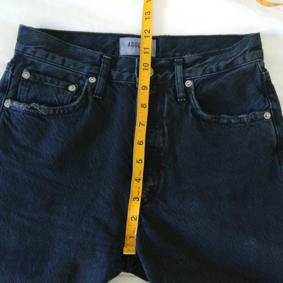 Agolde Jamie Jeans in Compass Black - Picture 8 of 11